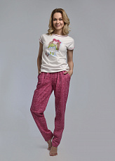 Комплект с брюками "АНИТА" (розовый №19) фото-превью